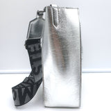 Stella McCartney Stella Logo Small Crossbody Bag Silver Metallic Vegan Leather