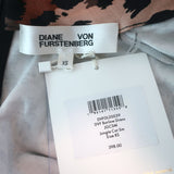 Diane von Furstenberg Barlow Dress Jungle Cat Print Jersey Size Extra Small NEW