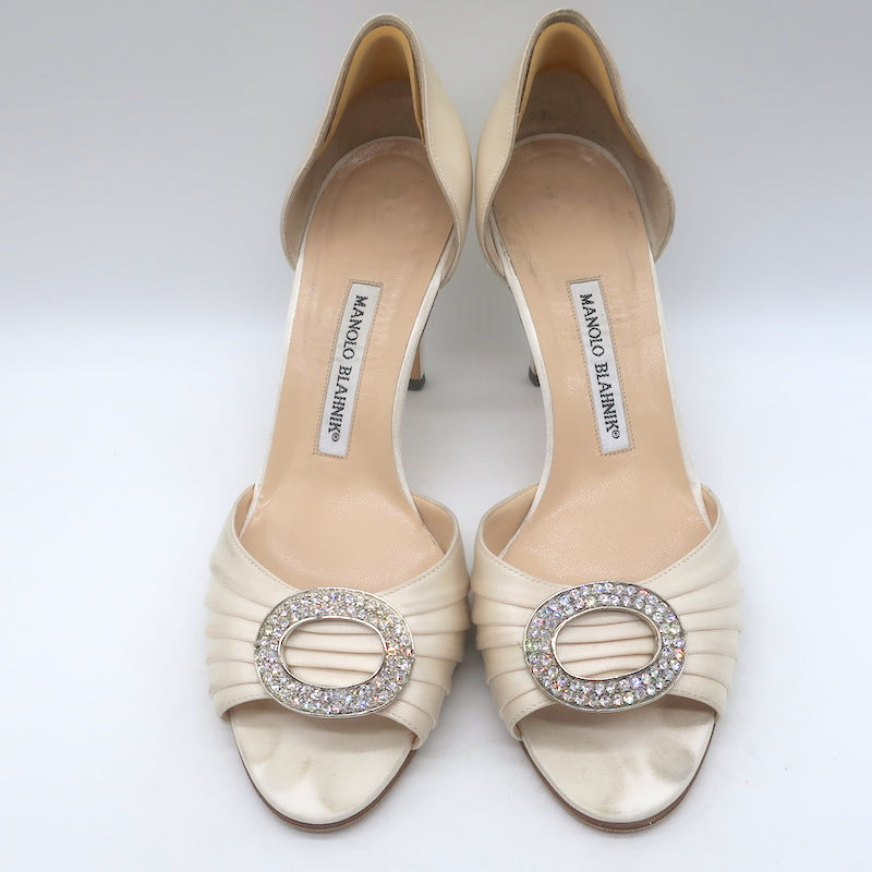 Manolo Blahnik Sedaraby Crystal-Buckle d&
