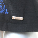 Chanel 2021 Coco Mark Turtleneck Sweater Black Cashmere-Silk Size 42