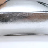 Stella McCartney Stella Logo Small Crossbody Bag Silver Metallic Vegan Leather