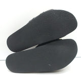 JW Anderson Chain Slide Sandals Black Leather Size 40