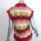 Alanui Under the Northern Sky Sweater Vest Multicolor Alpaca-Blend Size Small