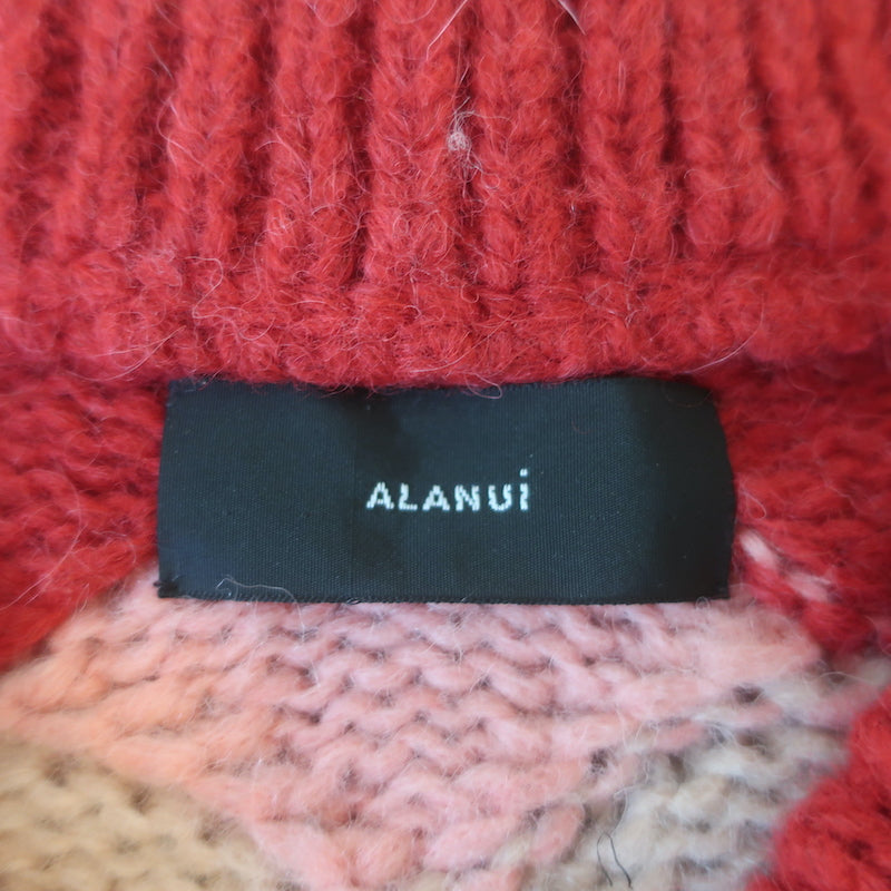 Alanui Under the Northern Sky Sweater Vest Multicolor Alpaca-Blend Size Small