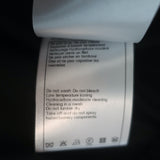 Chanel Windowpane Check Ultra Wide Leg Draped Pants Black Wool-Blend Size 42