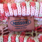 Missoni Crocheted Sweater Pink/Red Open Knit Size 42