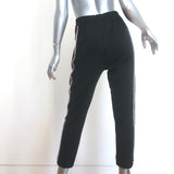 Gucci Swarovski Crystal-Embellished Tracksuit Black Tech Jersey Size Medium