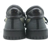 Comme des Garcons x Nike Dunk Low Sneakers Black Clear Size 9 NEW