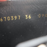 Gucci GG Marmont Combat Boots Black Leather Size 36 Lace-Up Ankle Boots