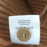 Veronica Beard JEANS Parula Tie Dye Puff Sleeve Cardigan Navy/Tan Size Medium