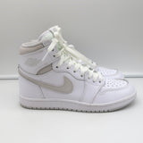 Nike Air Jordan 1 Retro High 85 Sneakers White/Neutral Grey Size 5.5 BQ4422 100