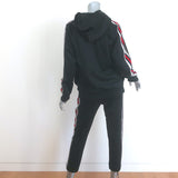 Gucci Swarovski Crystal-Embellished Tracksuit Black Tech Jersey Size Medium
