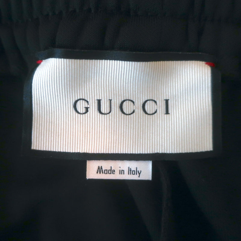Gucci Swarovski Crystal-Embellished Tracksuit Black Tech Jersey Size Medium