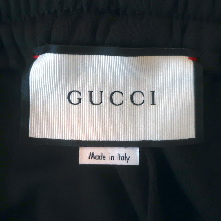 Gucci Swarovski Crystal-Embellished Tracksuit Black Tech Jersey Size Medium