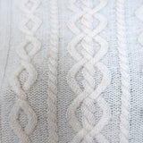White + Warren Cashmere Cable Knit Sweater Cream Size Medium