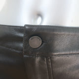 Alice + Olivia Rye Vegan Leather Maxi Skirt Black Size 4 NEW