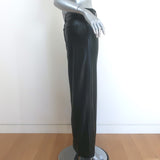 Alice + Olivia Rye Vegan Leather Maxi Skirt Black Size 4 NEW