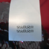 The Attico Fujiko Sequined Mini Dress Cherry Red Size 44 NEW