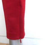 Gucci Sylvie Striped Leggings Red Technical Jersey Size Large Skinny Pants