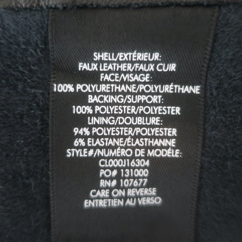 Alice + Olivia Rye Vegan Leather Maxi Skirt Black Size 4 NEW