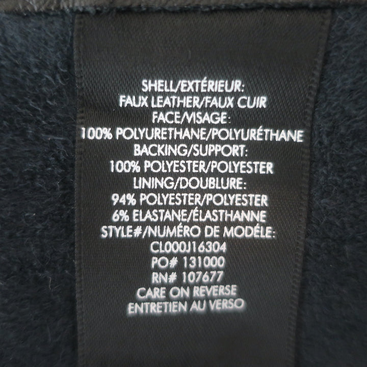 Alice + Olivia Rye Vegan Leather Maxi Skirt Black Size 4 NEW