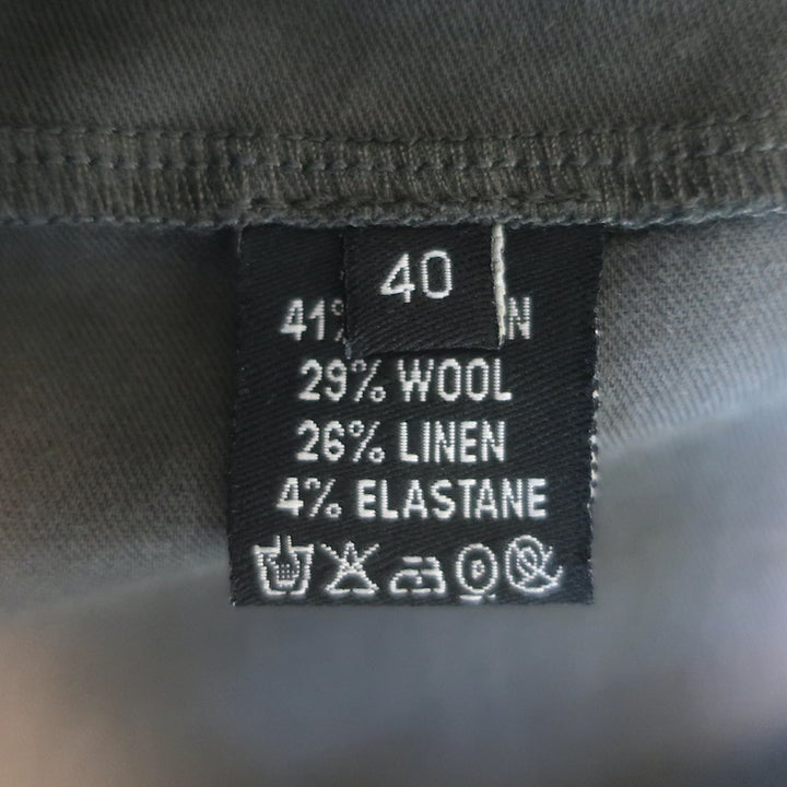Cortana Strapless Tie-Back Maxi Dress Gray Wool-Blend Size 40