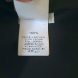 Brunello Cucinelli Metallic Leather Blazer Gold Size 42 One-Button Jacket