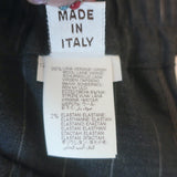 Brunello Cucinelli Pinstripe Cargo Pants Gray Stretch Wool Size US 6