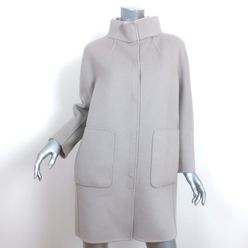 Loro Piana Women's Coats Fleurette Dawn Stand Collar Loro