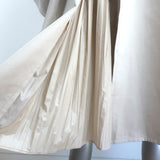 Max Mara Pernice Trench Coat Cape Beige Cotton One Size