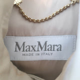Max Mara Pernice Trench Coat Cape Beige Cotton One Size