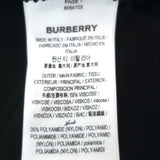 Burberry Cutout Crop Top Black Stretch Knit Size Small NEW