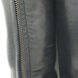 Chanel 12A CC Quilted Leather Knee High Riding Boots Black Size 39.5