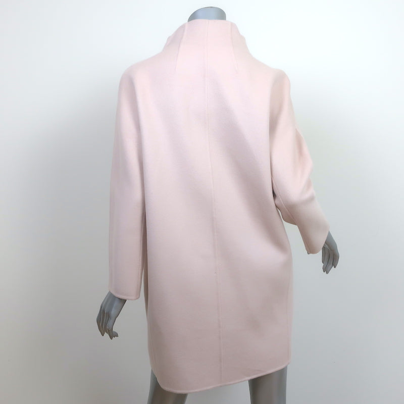 Loro Piana Cashmere Reversible Coat Gray &amp; Light Pink Size Medium