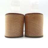 Loeffler Randall Regina Bow Clog Sandals Cream Floral Print Canvas Size 8