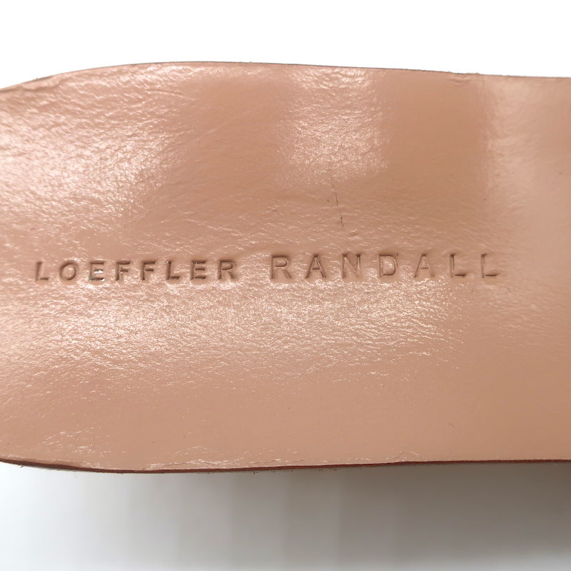 Loeffler Randall Regina Bow Clog Sandals Cream Floral Print Canvas Size 8