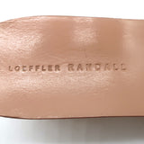 Loeffler Randall Regina Bow Clog Sandals Cream Floral Print Canvas Size 8