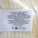 Proenza Schouler Tie Dye Long Sleeve Top Yellow Cotton-Blend Size Extra Small