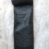 Balmain Fringed Tweed Cropped Halter Top White Cotton-Blend Size 38 NEW