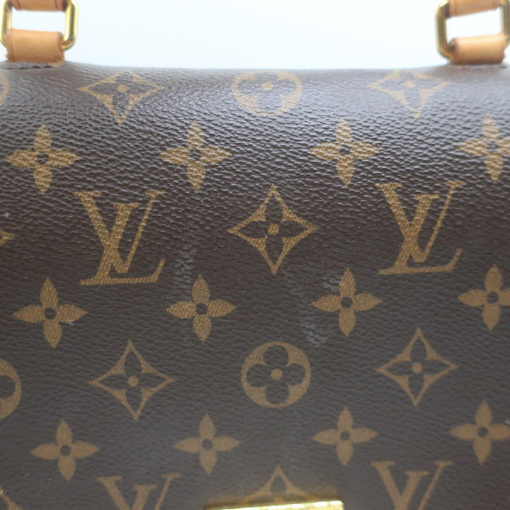 Louis Vuitton Marignan Coquelicot Monogram Satchel Brown/Red Crossbody Bag