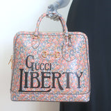Gucci x Liberty London 1955 Duffle Bag Floral Print Leather Large Crossbody NEW