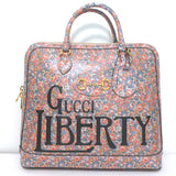Gucci x Liberty London 1955 Duffle Bag Floral Print Leather Large Crossbody NEW