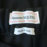 Alexander McQueen Pintuck Wool Jogger Pants Black Size 44