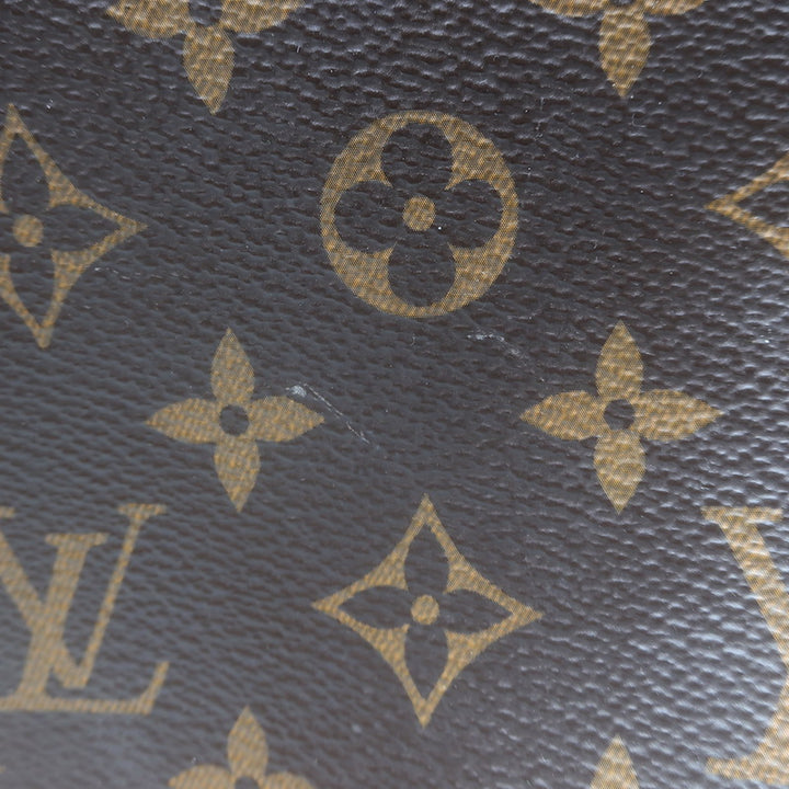 Louis Vuitton Marignan Coquelicot Monogram Satchel Brown/Red Crossbody Bag