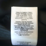 Alexander McQueen Pintuck Wool Jogger Pants Black Size 44