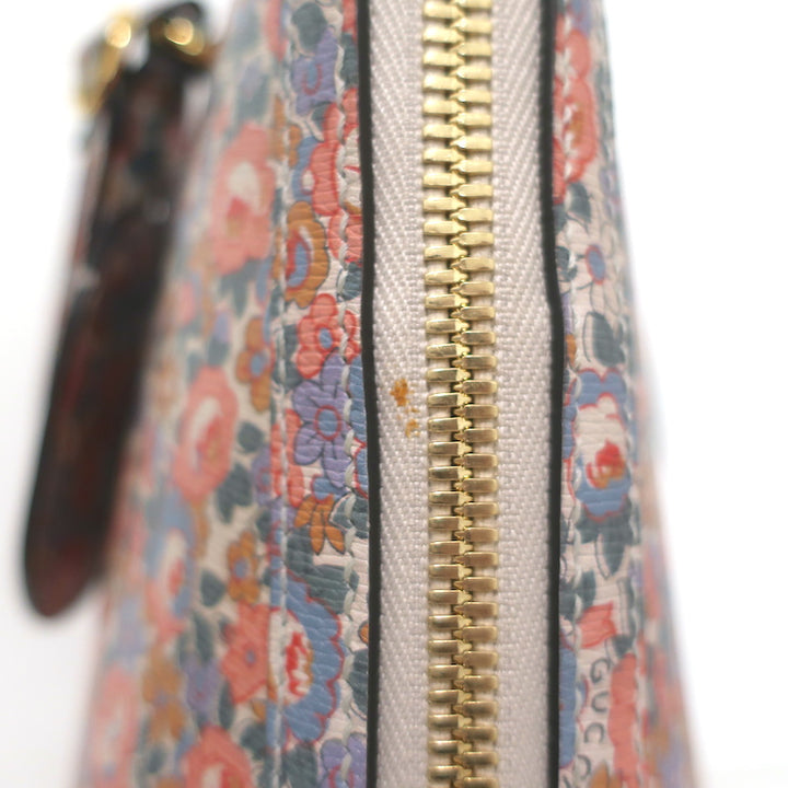 Gucci x Liberty London 1955 Duffle Bag Floral Print Leather Large Crossbody NEW