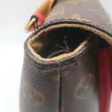 Louis Vuitton Marignan Coquelicot Monogram Satchel Brown/Red Crossbody Bag