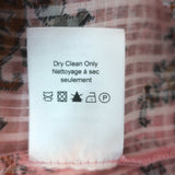 Veronica Beard Lowell Blouse Pink Paisley Print Silk Size 6 Long Sleeve Top