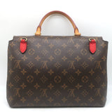 Louis Vuitton Marignan Coquelicot Monogram Satchel Brown/Red Crossbody Bag