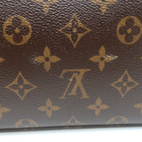 Louis Vuitton Marignan Coquelicot Monogram Satchel Brown/Red Crossbody Bag